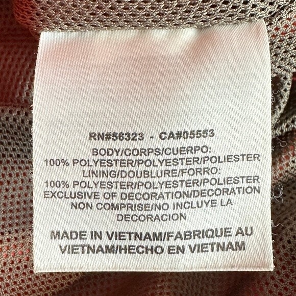 Vintage Nike Athletic Dept Orange Tag Orange Full Zip Jacket S - Picture 7 of 10